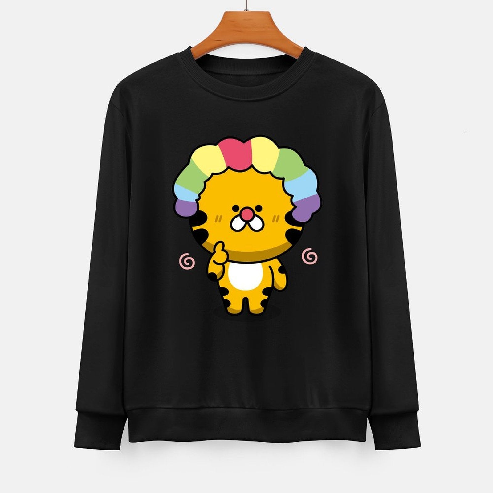 Front Patterned Long Sleeve TopRetro TrueStyle